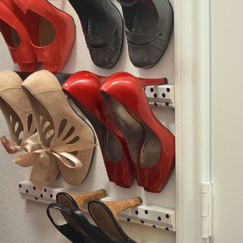 I so love this and have the perfect place to to it in our master closet off the bathroom Ikea Tv Unit, Shoes Hanging, Hemnes Shoe Cabinet, Boot Tray, Entryway Shoe Storage, Plastic Shopping Bags, Shoe Storage Solutions, Entryway Shoe, Bench With Shoe Storage