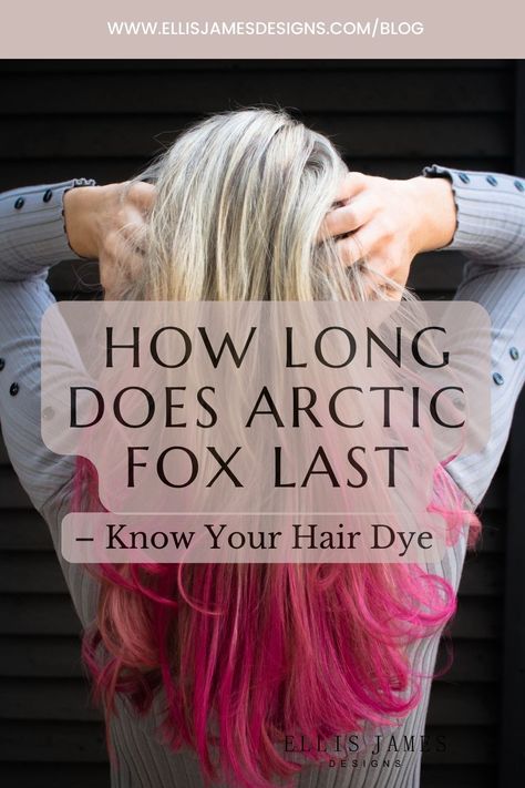 Arctic Fox is known to be one of the longest-lasting semi-permanent hair dyes on the market. But what does this really mean? | What is Arctic Fox Semi Permanent Dye? | How Long Does Arctic Fox Hair Dye Last? | Does Arctic Fox Damage Hair? | How Do You Get the Best Results With the Arctic Fox Hair Dye? | #hairdye #haircolor #hair #arcticfox Arctic Fox Hair Dye On Brown Hair, Arctic Fox Hair Dye Combinations, Arctic Fox Wrath, Arctic Fox Virgin Pink, Arctic Fox Dye, Artic Fox Hair, Silver Fox Hair, Fox Hair Dye, Arctic Fox Hair Dye