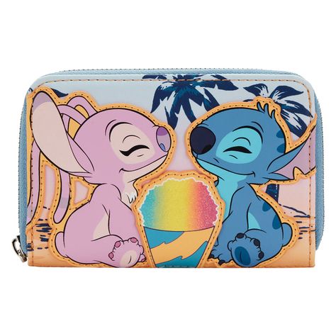 Harry Potter Village, Angel And Stitch, Lilo And Stitch Merchandise, Disney Wallet, Lilo Et Stitch, Snow Cone, Coordinating Patterns, Loungefly Bag, Stitch And Angel