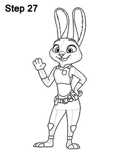 Judy Hopps Zootopia Drawing 27 Judy Hopps Drawing, Zootopia Anatomy, Nick And Judy Drawing, Disney Characters Zootopia, Zootopia Nick And Judy Drawing, Disney Zootopia Judy, Judy Zootopia, Zootopia Characters, Disney Zootopia