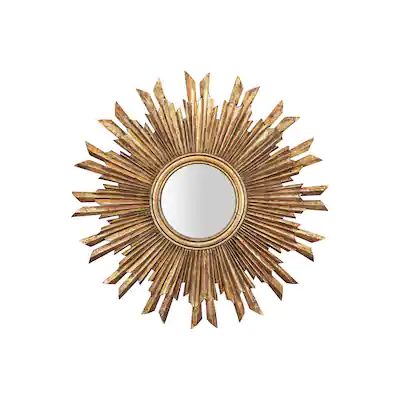 Mirrors | Shop Online at Overstock Wood Sunburst, Staging Inspiration, Gold Sunburst Mirror, Distressed Wood Wall, Distressed Mirror, Starburst Mirror, Gold Bed, Gold Frame Wall, Carved Wood Frame