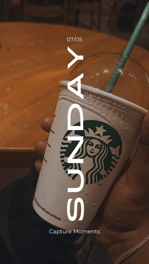 Capturing the Charm of Sunday Evenings at Starbucks Sunday Evening Aesthetic, Aesthetic Sunday, Evening Aesthetic, Starbucks Inspired Ice Coffee, At Starbucks, Sunday Evening, Captured Moments, Creative And Aesthetic Development, In This Moment