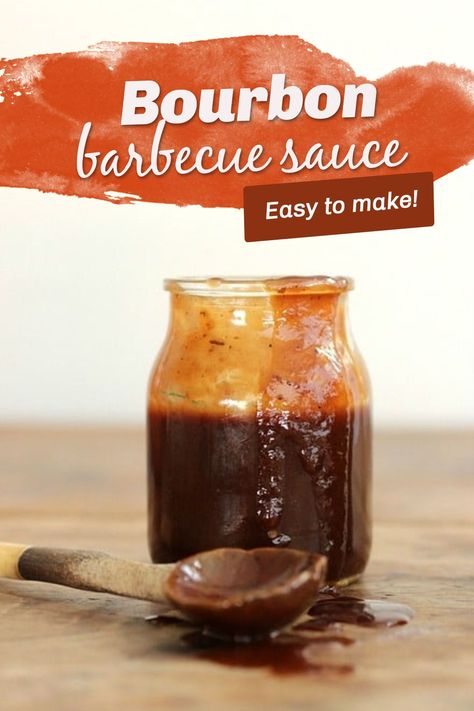 Bourbon Barbecue Sauce Recipe, Bourbon Bbq Sauce Recipe, Bourbon Barbecue Sauce, Homemade Bourbon, Bourbon Bbq Sauce, Barbeque Sauce Recipe, Barbecue Sauce Recipe, Chef Savvy, Dips Recipes