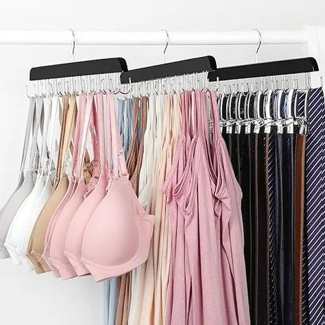 Amazon.com: Scarf Hanger Hanging Tank Tops, Tank Top Hanger, Foldable Hanger, Bra Hanger, Tank Top Bra, Bra Organization, Bra Storage, Scarf Hanger, Space Saving Hangers