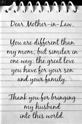 Dear mother in law - thank you for your son Happy Mother's Day Quotes For Mother In Law, Mother In Law Problems, Quotes For Mother, Letter To My Mother, Mother In Law Quotes, Fate Tattoo, Wedding Barns, Wishes For Mother, Mother In Law Birthday