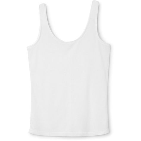 Light Rib Singlet - White - Tops - Weekday (36 BRL) ❤ liked on Polyvore featuring tops, shirts, white tank top, rayon tank, rayon tops, white tank and white ribbed top White Fitted Tank T-shirt, White Sleeveless Ribbed Tank Top, White Tank Top Png, White Cotton Ribbed Tank Top, White Compressive Seamless Tank Top, White Ribbed Top, Rib Top, Singlet Tops, Rayon Top