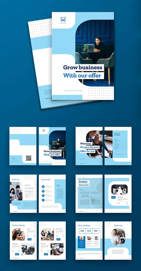 Brouchers Design Brochures, Brocher Design Layout, One Page Brochure Design, Broucher Template, Brochure Design Layout Templates, Marketing Brochure Design, Layout Editoriale, Creative Brochure Design, การออกแบบ Ui Ux