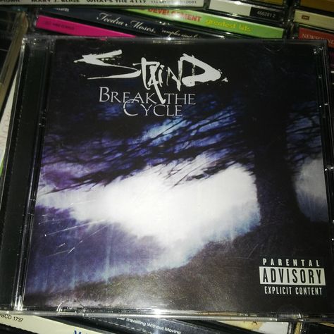 Staind - Break The Cycle (2001) Break The Cycle, Cd Cover, Parental Advisory Explicit Content, Parental Advisory, Good Music, Goats, Ted Baker Icon Bag, Cycling, Cd