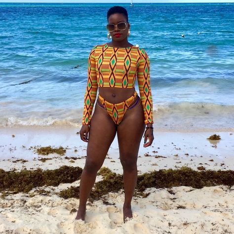 African Kente High Waist Bikini African Print Swimwear, African Swimsuit, Black Moisture-wicking Summer Swimwear, Black Female Swimmers, Black Dress Work, African Swimwear, Chic Swimwear, Black Moisture-wicking Swimwear, Ghana Fashion