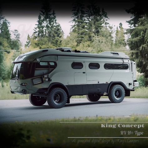 King's Campers | Mercedes Sprinter 2006+. Who said we can't build beast out old van? Black & Carbon… | Instagram Exploration Vehicle, Mercedes Camper Van, Old Van, Luxury Campers, Mercedes Camper, Mercedes Van, Mobile Crane, Concept Vehicles Sci Fi, Camping Box