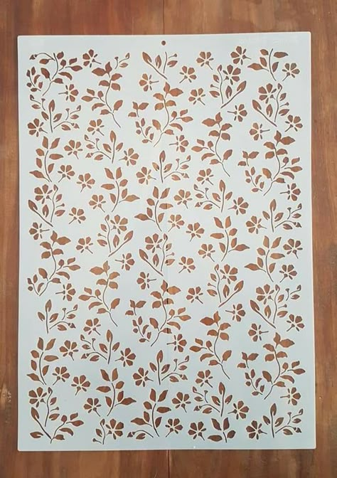 Floral Stencil Patterns, Floor Stencils Patterns, Flower Stencil Patterns, Lace Stencil, Stencil Patterns Templates, Gelli Printing Art, Stencil Wall Art, Wall Stencil Patterns, Stencil Fabric