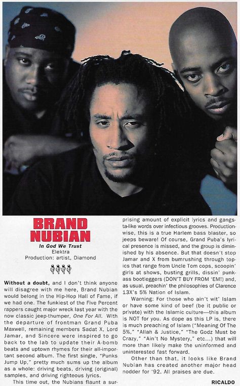 Brand Nubian, Rap City, Source Magazine, Hip Hop Classics, Real Hip Hop, Artist Interview, Rap Artists, Hip Hop Artists, Hip Hop Rap