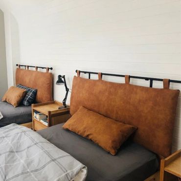 New Arrivals Wall Hanging Headboard, Wall Cushion, Hanging Headboard, Headboard Cushion, Leather Bed Headboard, Headboard Cover, Leather Headboard, Headboard Wall, Classic Interiors