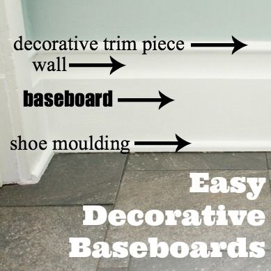 DIY:: The Easiest Decorative Baseboards Tutorial !! Amazingly Thorough & Quick Step by Step Tutorial ! Decorative Baseboards, Economics 101, Farmhouse Tour, Easy Home Improvement Projects, Baseboard Trim, Easy Home Improvement, Diy Shows, Tutorials Diy, Frame House