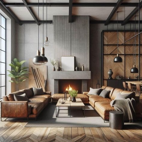 11 Industrial Living Room Refresh Tips: How to mix and match furniture with metal accent - Industrial Living Room Design Ideas: Refresh Embrace Natural Materials, industrial living room refresh ideas, industrial living room refresh design, industrial living room refresh decor, industrial living room refresh interior, industrial living room refresh inspiration #industriallivingroom #livingroom #livingroominspo #livingroomdesign #livingroomideas