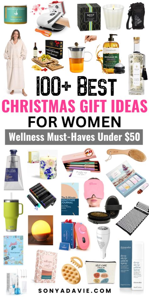 100+ Best Christmas Gift Ideas for Women | The Ultimate Holiday Gift Guide $5.00 Christmas Gift Ideas, Holiday Gifts For Women, Xmas Gift Ideas For Women, Christmas Gift For Friends Women, Christmas Gifts For Women Over 50, Christmas Gifts For Young Women, Christmas Gifts For Women In Their 20s, Gifts For Women Who Have Everything, Women’s Gifts