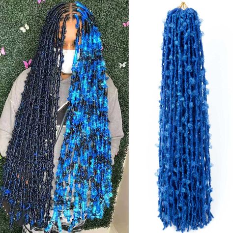 PRICES MAY VARY. ❤【Long Butterfly Locs: 】24inches blue butterfly locs crochet hair,the most fashion faux locs crochet hair hairstyle Of 2021—Females who pursue popular crochet butterfly locs hair,this will be your best choice! ❤【Hair Advantage: 】Newest crotchets made with faux locs crochet hair and spring twist hair,fashion natural messy &stylish looking,skin-friendly,itch free,lightweight,no smell/odor,no tangle ,long-lasting ,super easy to install,comfortable Wear for long time daily use,perfe Long Butterfly Locs, Crochet Butterfly Locs, Distressed Faux Locs, Butterfly Locs Crochet Hair, Butterfly Locs Crochet, Spring Twist Hair, Faux Locs Crochet, Butterfly Locs, Locs Crochet