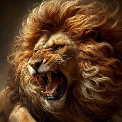 Angry Animals, Lion Tattoo Sleeves, Lion Artwork, Lion Photography, Lions Photos, Animal Illustration Art, Lion Images, Big Cats Art, Lion Pictures