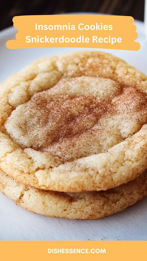 Insomnia Cookies Snickerdoodle Recipe – Dish Essence Insomnia Sugar Cookie Recipe, Insomnia Cookies Recipe Copycat, Recipe For Snickerdoodles, Charoset Recipe, Chewy Snickerdoodles, Cookies Snickerdoodle, Snickerdoodle Cookies Recipe, Football Desserts, Soft Snickerdoodle Cookies