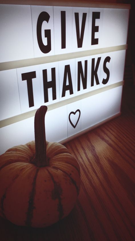 Thanksgiving. #lightbox #pumpkin #givethanks Fall Light Board Quotes, Fall Light Box Quotes, Light Box Quotes Inspiration, Christmas Light Box Quotes, Lightbox Quotes Inspiration, Cinema Light Box Quotes, Light Box Quotes, 3d Paper Flowers, Laser Paper