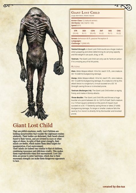 Bloodborne Monsters, Bloodborne Dnd, Dnd Space, Bloodborne Concept Art, Dnd Creatures, Monster Manual, Dnd Stats, Dnd Homebrew, Dnd Races