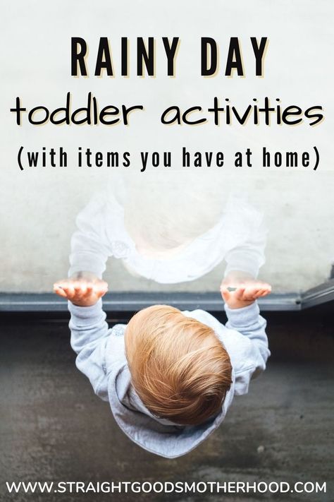 Rainy Day Toddler Activities, Home Activities For Toddlers, Indoor Toddler Activities, Toddler Home Activities, Rainy Day At Home, Activities To Do With Toddlers, Nanny Activities, Easy Indoor Activities, Fun Rainy Day Activities