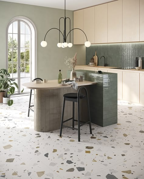 Colorful Collection - Pastorelli Ceramiche Breakfast Restaurant, Alternative Design, Terrazzo Design, Small Kitchen Island, Sopot, Kitchen Room Design, Gio Ponti, Design Del Prodotto, House Materials