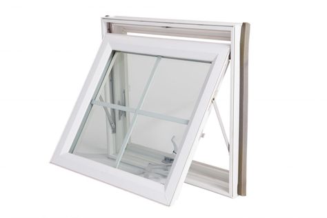 awning windows and hopper windows Awning Windows Kitchen, Glass Sliding Doors Interior, Sliding Door Interior, Interior Pocket Doors, Window Structure, Aluminium Garage Doors, Lake Bathroom, Awning Window, Aluminum Garage