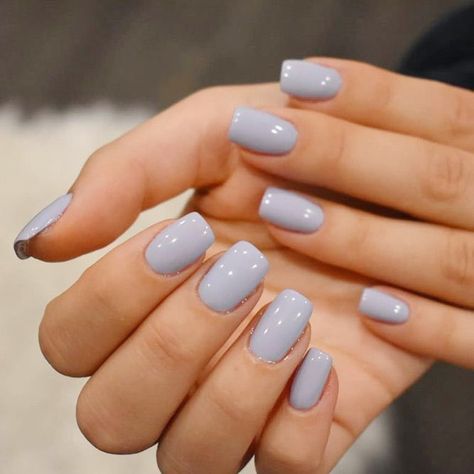 Feb Nails, Periwinkle Nails, Hand Poses, Hoco Nails, Top Nails, Her Nails, Simple Acrylic Nails, Short Square Acrylic Nails, Classic Nails