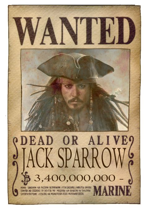 Wanted Poster Jack Sparrow, Jack Sparrow Poster, Pirates Of The Caribbean Poster, Jake Sparrow, Pirate Ship Art, Pirate Wedding, Sparrow Art, Kaptan Jack Sparrow, The Black Pearl