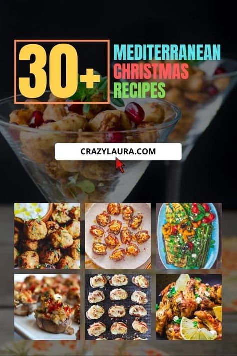 Spice up your holiday menu with flavorful Mediterranean Christmas recipes. From side dishes to desserts, celebrate the season in style. #ChristmasRecipes #MediterraneanFood #Christmas #Recipes Mediterranean Christmas Dinner, Winter Mediterranean Recipes, Mediterranean Christmas, Greek Style Potatoes, Honey Cookies, Pear Salad, Mediterranean Chicken, Wheat Berries, Holiday Menus