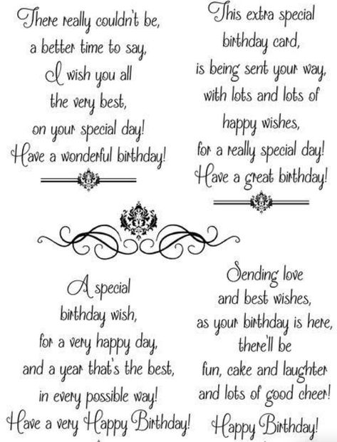 What To Say Inside A Birthday Card, Inside Sentiments For Birthday Cards, Card Verses Birthday Free Printable, Sayings For Birthday Cards Friends, Quotes For Cards Simple, Birthday Sentiments For Men, Free Printable Sentiments For Card Making, Birthday Card Words What To Write In A, Short Message For Birthday