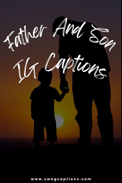 Looking for the perfect words to capture your special moments with your little one? Check out our collection of Father And Son IG Captions! From heartfelt and inspiring to playful and fun, these captions are designed to make your father-son bond shine on social media. Whether you're sharing a day out or a simple hug, you'll find just the right words to express your love and connection. Best Ig Captions, Father And Son Quotes, Family Captions, Fathers And Sons, Father Son Quotes, Love Captions, Ig Captions, Son Quotes, Quotes For Instagram