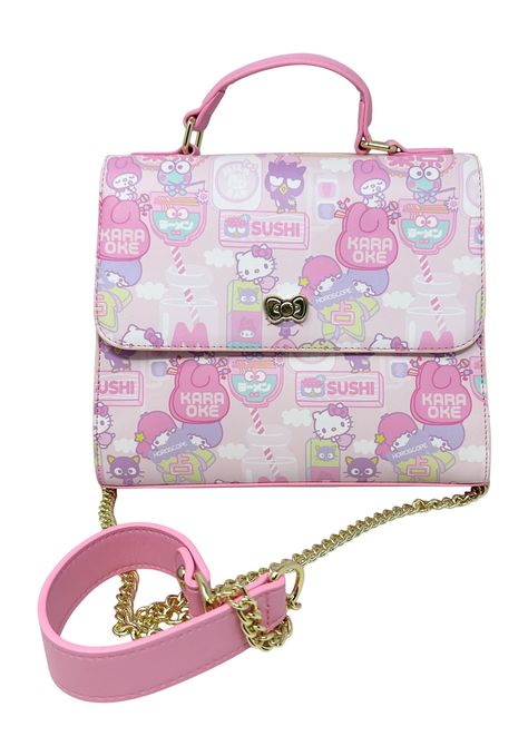 Loungefly Sanrio Hello Kitty Kawaii Allover Print Crossbody Satchel Handbag Purse, Pink, M Hello Kitty Store, Sanrio Items, Loungefly Hello Kitty, Hello Kitty Purse, Hello Kitty Things, Clothes Stickers, Hello Kitty Makeup, Hello Kitty Themes, Sanrio Stuff