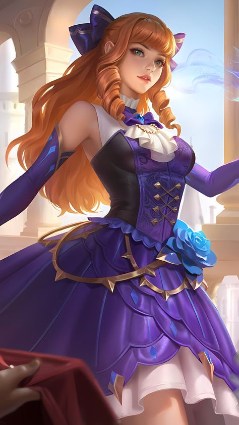 MLBB Chinese Version Miya Mobile Legends, Legend Images, Model Headshots, Toro Inoue, Anime Mobile, The Legend Of Heroes, Female Hero, Hero Girl, Hero Wallpaper