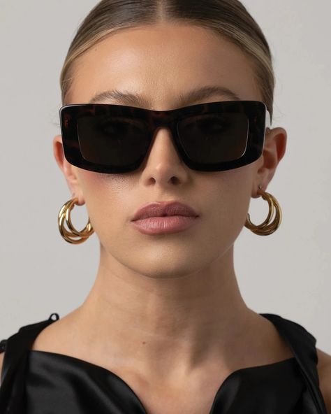 Is the Spring sun straining your eyes? New range of Otra sunglasses out now. 🕶️ Ft 'Marsha' in tortoiseshell. Shop the link in the bio. Barefoot Blonde, Shady Lady, Green Lens, Cateye Sunglasses, Romper And Jacket, Brown Lens, Capri Blue, Shoe Gifts, Sweater Tank Top