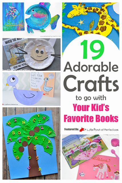 19 Fun Crafts To Go With Kids' Favorite Books. Chicka Chicka Boom Boom, Where the Wild Things Are... lots of titles. Book Themed Crafts, Storybook Crafts, The Rainbow Fish, The Hungry Caterpillar, Storytime Crafts, Chicka Chicka Boom Boom, Arts And Crafts For Teens, Chicka Chicka, Rainbow Fish