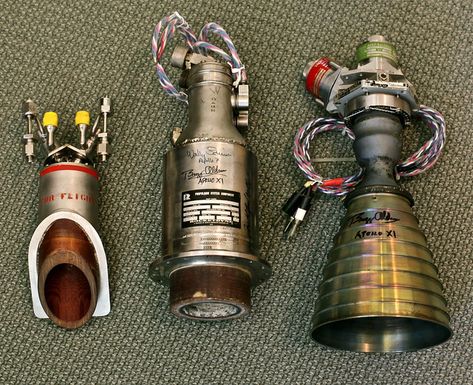 Apollo Rocket Engines: SE-6, SE-8 and R-4D | Three vintage b… | Flickr Apollo Rocket, Rocket Motor, Apollo Space Program, Rocket Engine, 23 December, Aerospace Engineering, Space Race, Combustion Chamber, Jet Engine