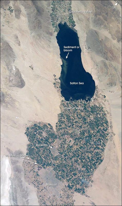 Salton Sea California, Imperial Valley, San Andreas Fault, Sea Map, Nasa Earth, Lakes In California, Salton Sea, Proxy Server, Coachella Valley