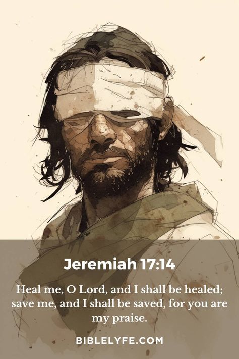 Jehovah Rapha My Healer, Jehovah Rapha, Jeremiah 17:14, Healing Bible Verses, Healing Verses, God's Healing, O My Soul, Wicked Ways, Jesus Heals