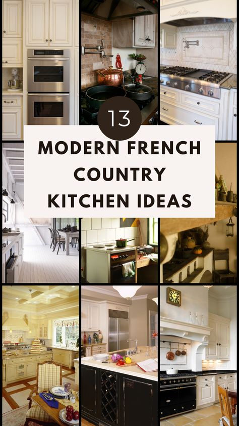 French Villa Interior, Modern French Country Kitchen, French Country Kitchen Ideas, French Country Kitchen Designs, French Cottage Style, Parisian Kitchen, Kitchen Vibes, Country Kitchen Ideas, French Country Decorating Kitchen