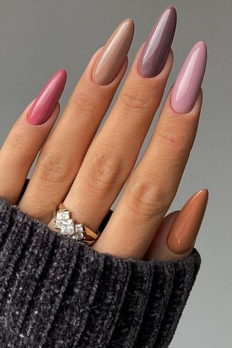 Nails Plain, January Nails, Fall Nail Art Designs, Fall Nail Colors, Elegant Nails, Autumn Nails, Nail Art Inspiration, Green Nails, Trendy Nails