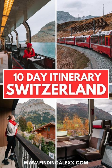 Join me on an unforgettable journey through Switzerland with my detailed 10-day itinerary. From stunning alpine landscapes to vibrant cities, this guide covers must-see destinations and travel tips for an enriching Swiss experience. Switzerland 10 Day Itinerary, Switzerland Adventure, Switzerland Travel Guide, Swiss Travel Pass, Switzerland Itinerary, Trip To Switzerland, Switzerland Tour, Travel Tips Europe, Swiss Travel