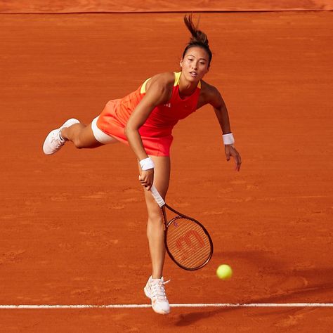 Qinwen Zheng (@zhengqinwen_tennis) took the most-wanted souvenir from the 2024 #Olympics home. The star tennis player has won China's first-ever Olympic gold medal in the sport. "I treated the games differently—the emotion, the fight, the mentality: It felt different than every other tournament I’ve played,” shared Zheng with Vogue. Tap the link in bio to learn more about her golden moment. Qinwen Zheng, Olympic Gold Medal, 2024 Olympics, Tennis Games, Olympic Gold Medals, Tennis Player, The Games, Gold Medal, Tennis Players