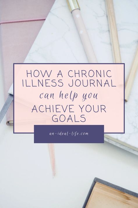 We spoonies have a tool that can help conquer this overwhelm and help achieve goals: a chronic illness journal, like, our 30-Day Chronic Illness Guided Journal. Spoonie Journal, Chronic Illness Cart, Chronic Illness Vision Board, Chronic Illness Daily Routine, Chronic Illness Journal, Accountability Partner, Goal Journal, Achieve Goals, Ideal Life