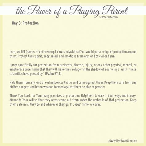 parent3 Stormie Omartian Prayers, Power Of A Praying Parent, Power Of A Praying Wife, Prayer For Work, Evening Blessings, Prayer For Our Children, Prayers For My Daughter, Praying Wife, Prayer For Mothers