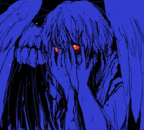 Baba Jaga, Arte Indie, Arte Grunge, Animated Man, Gothic Anime, 판타지 아트, Dark Anime, Horror Art, Blue Aesthetic