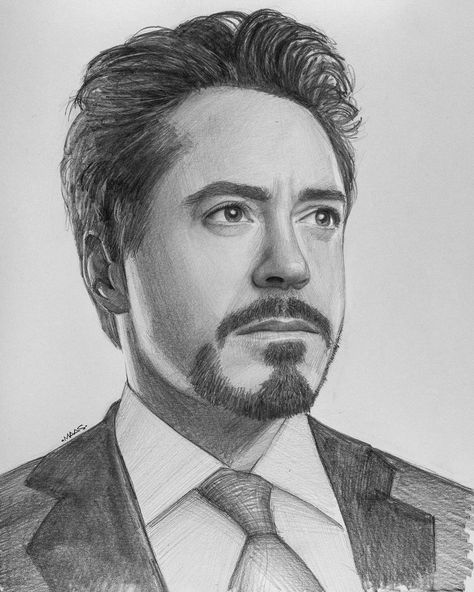 Justin Maas on Instagram: “Here’s my drawing of @robertdowneyjr from last year. (Swipe for about 45 mins of the process) As we enter a new phase of @marvelstudios…” Ironman Sketch, Tony Stark Art, Easy Realistic Drawings, Dark Angel Tattoo, Easy Portrait Drawing, Harry Potter Portraits, Iron Man Drawing, Dr Ambedkar Hd Wallpaper New, Marvel Art Drawings