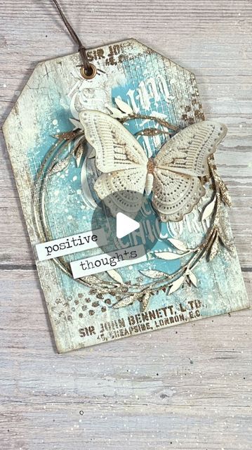 how-to reel available Mixed Media Tags Ideas, Mixed Media Tags Tutorials, Mixed Media Video, Stamperia Mixed Media, Mixed Media Videos Tutorials, Drywall Tape, Vicky Papaioannou, Heat Embossing, Mixed Media Tags