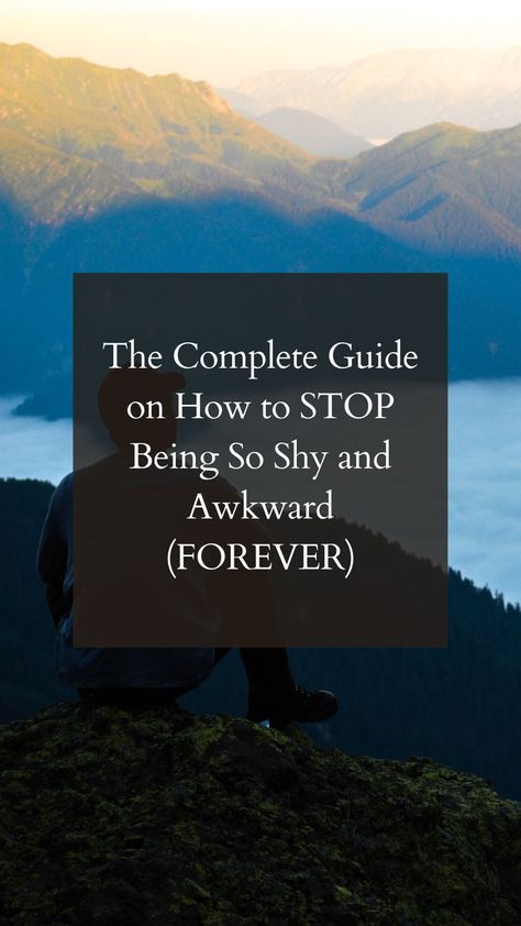 This article will provide you with some of the best tips on how to stop being shy and awkward so that you can finally live your life the way you want Stop Being Shy, How To Overcome Shyness, Shy People, Live Your Life, Self Development, Self Improvement, Personal Growth, How Many, Like You